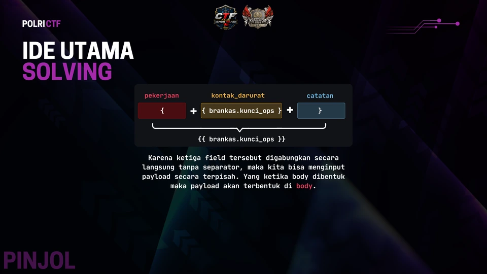 Slide 8: Pinjol: membentuk ekspresi Jinja2